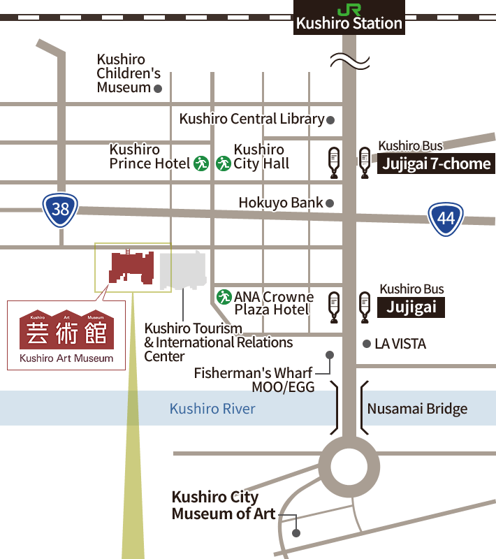 釧路芸術館 所在地図